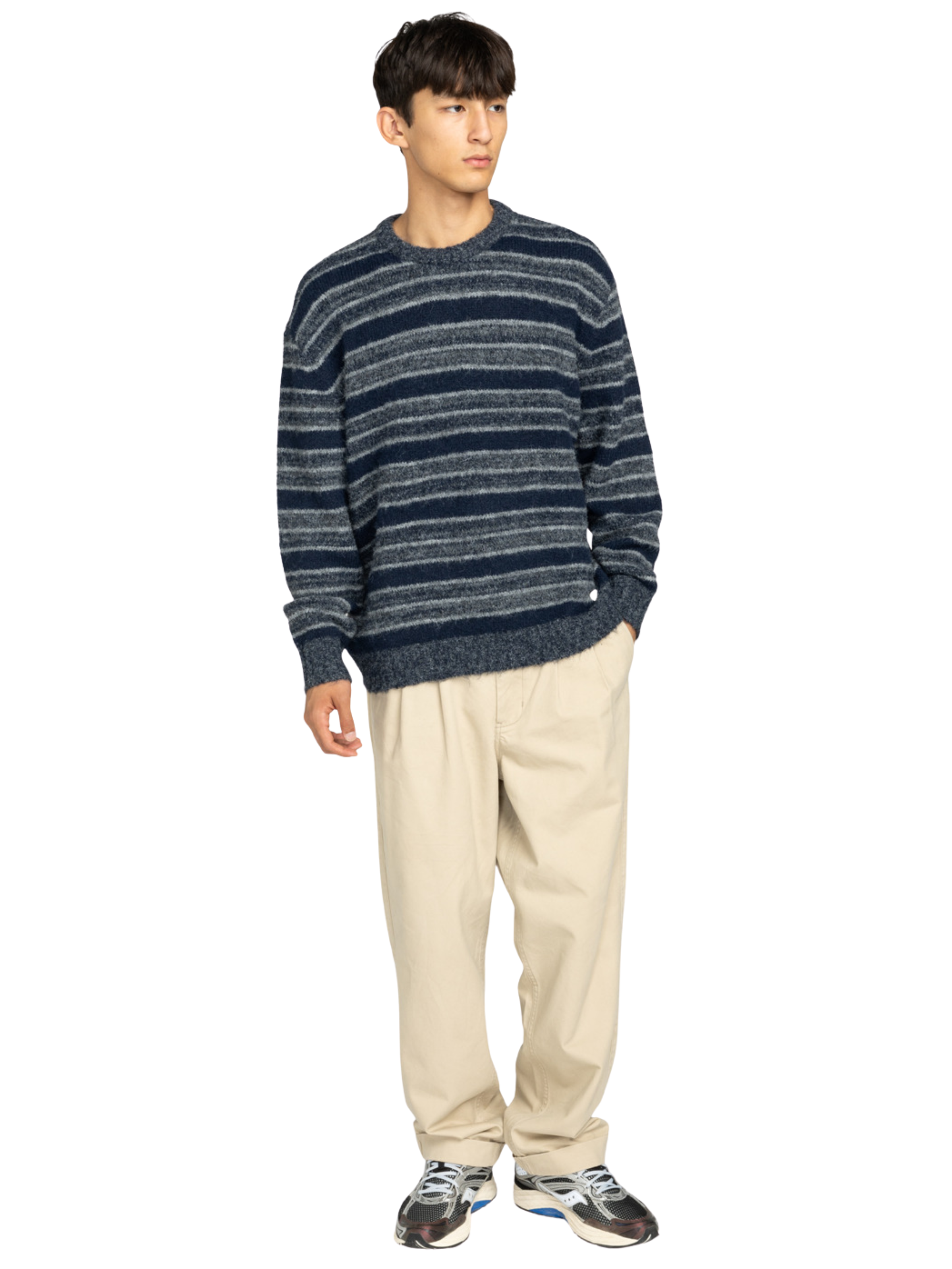 Shoreton Crew – Pull à col rond pour homme | Blue Mirage