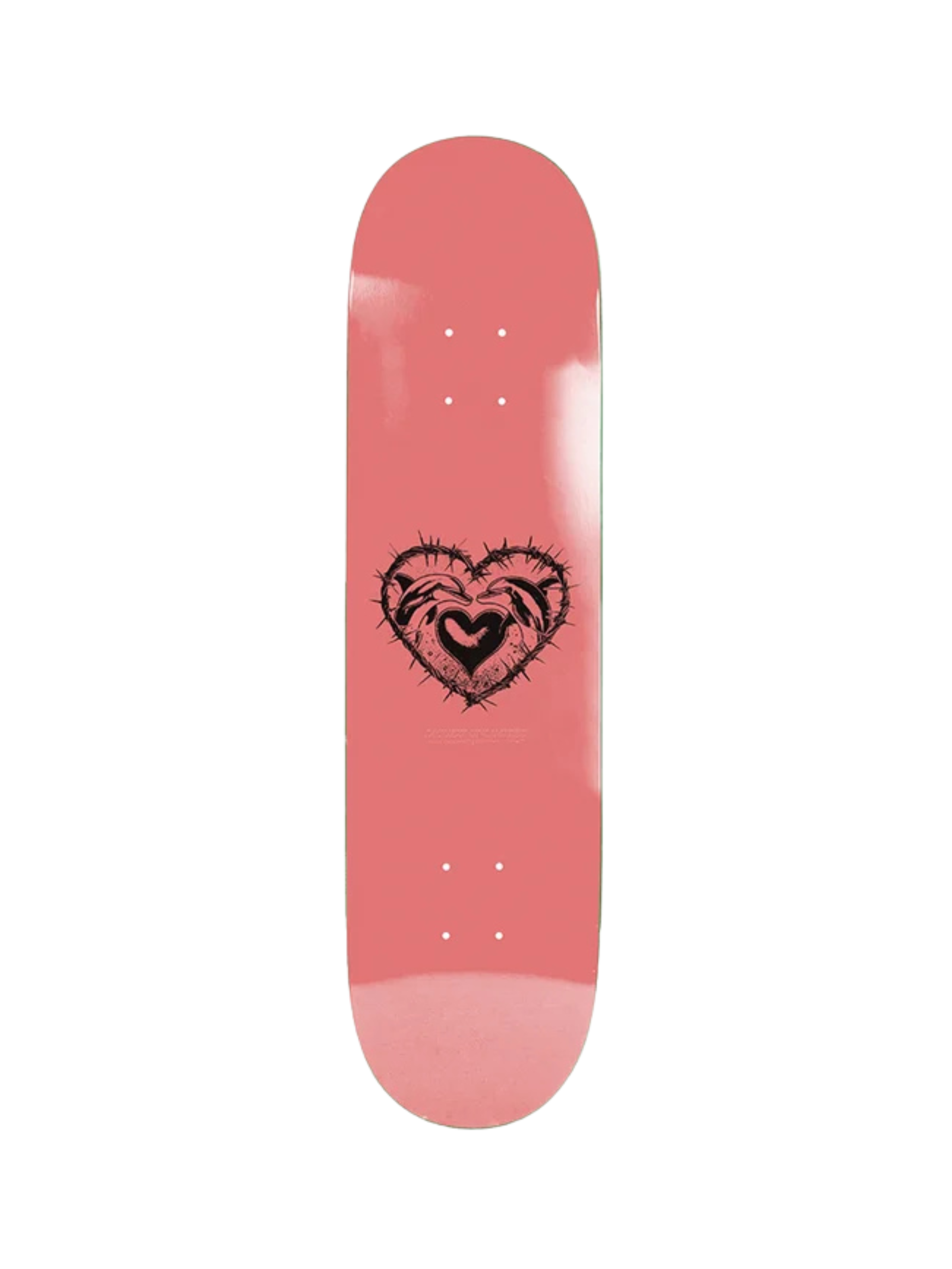 Skateboard-Deck Dolphin Logo Ex7 - Salmon | 8.5"