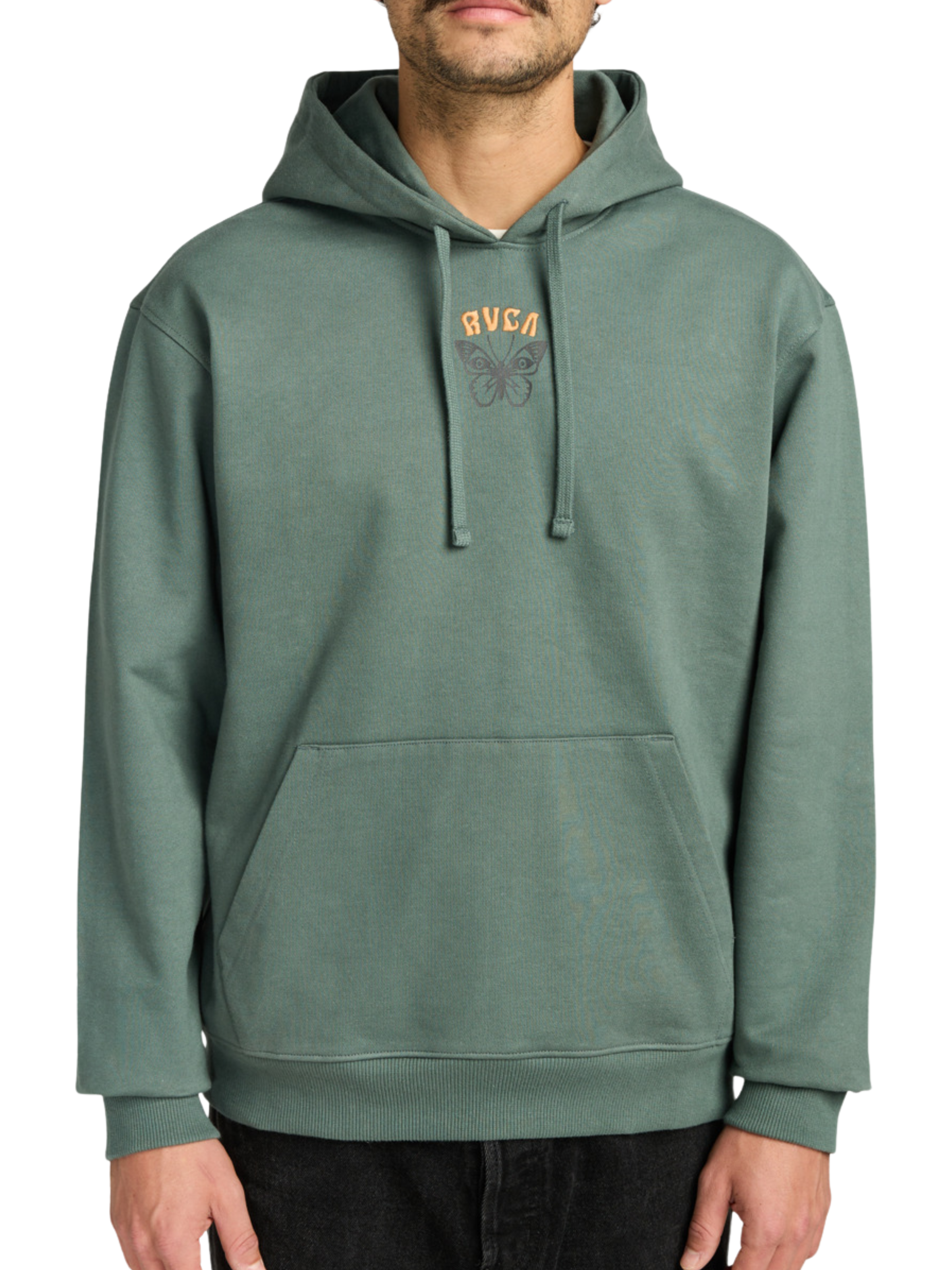 RVCA Butterfly Poster Felpa Uomo Balsam Green – Hoodie