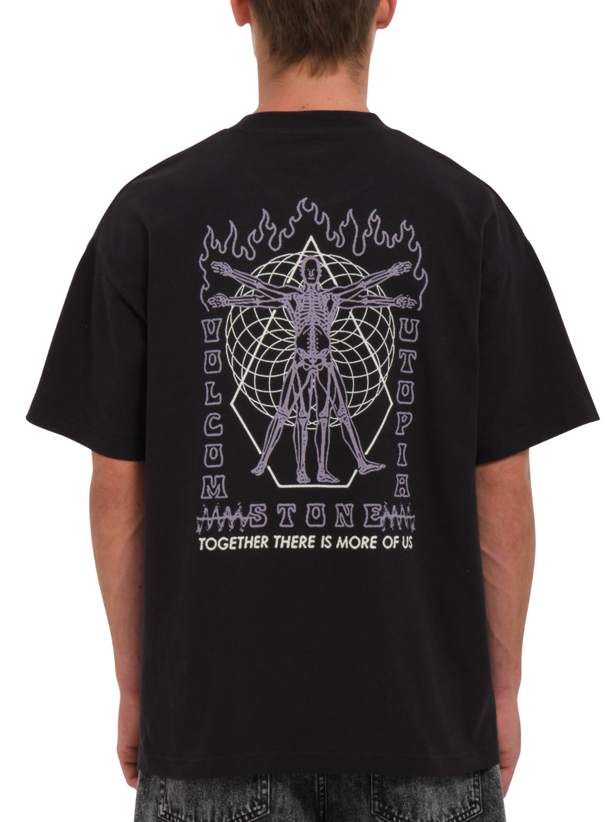 Maglietta Volcom Utopic - Nera