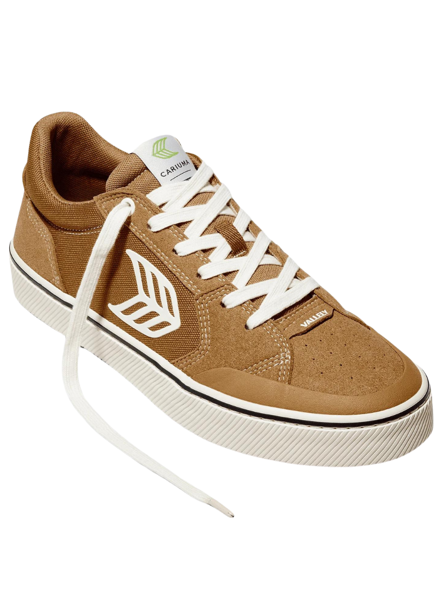 Cariuma Mike Vallery Skate Shoes - Camel Suede and Cordura