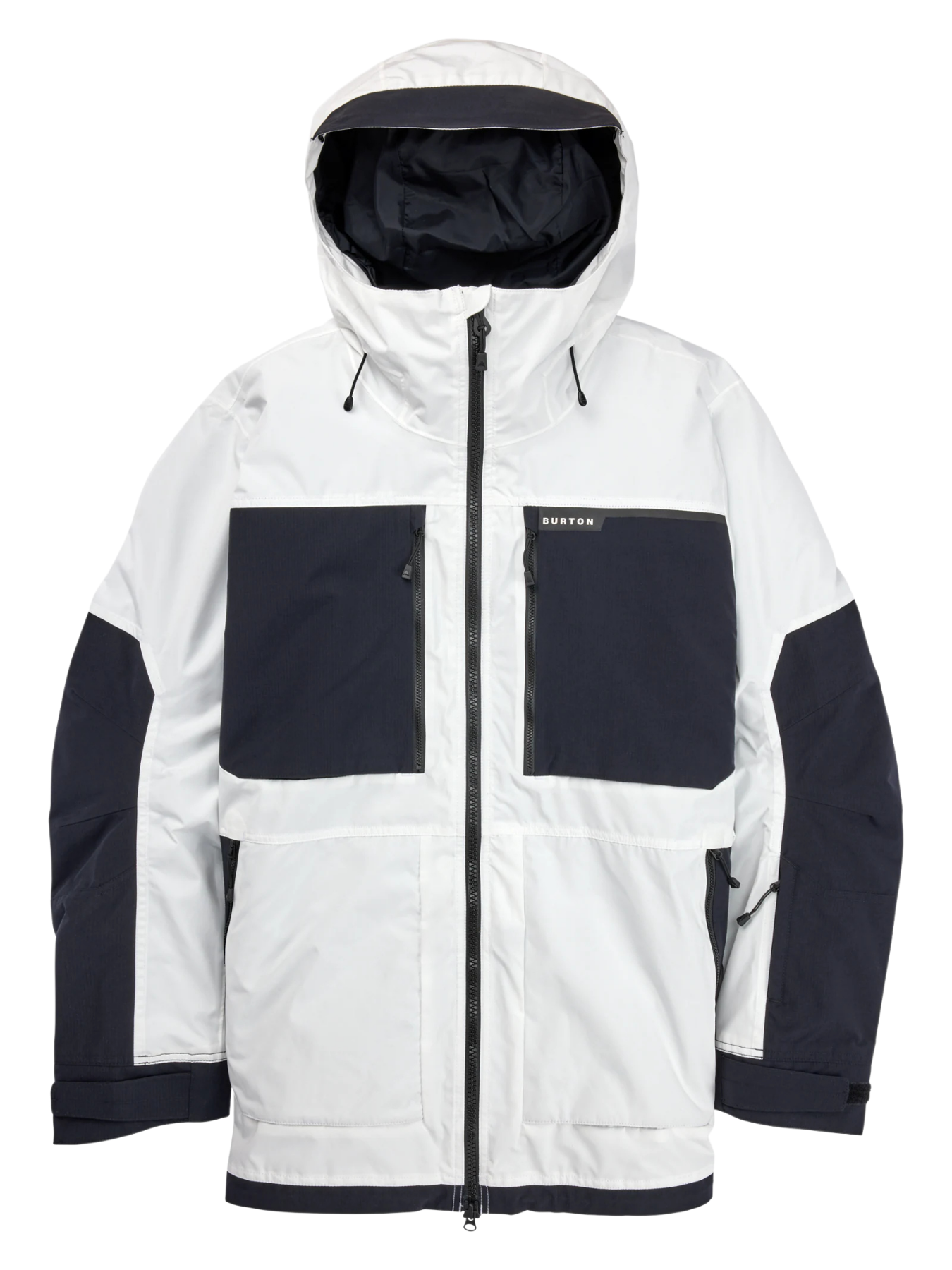 Veste de snowboard Burton Frostner 2L - Stout White / True Black