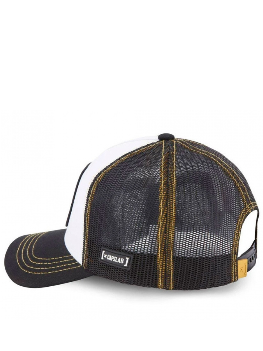 Gorra Trucker Capslab x Dragon Ball Broly (Golden Frieza) - Black/White