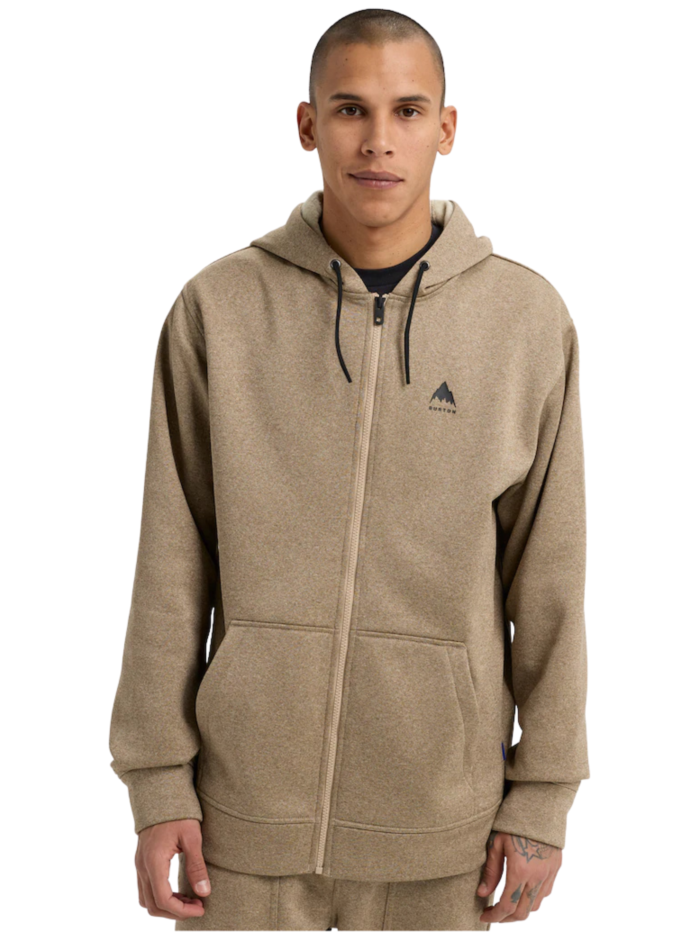 Men’s Burton Oak Full-Zip Hoodie | Summit Taupe Heather