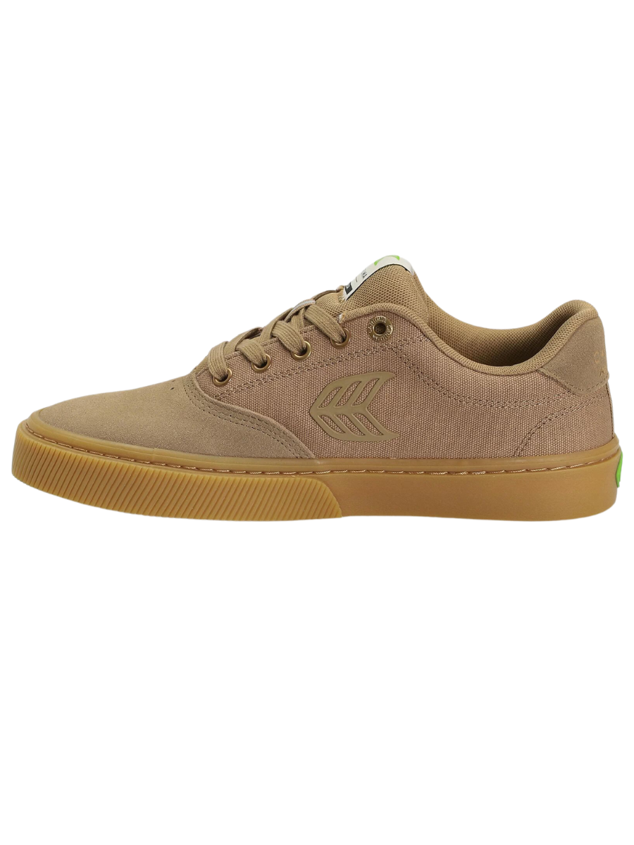 Zapatillas de skate Cariuma Naioca Pro - Gum Burnt Sand Suede and Canvas