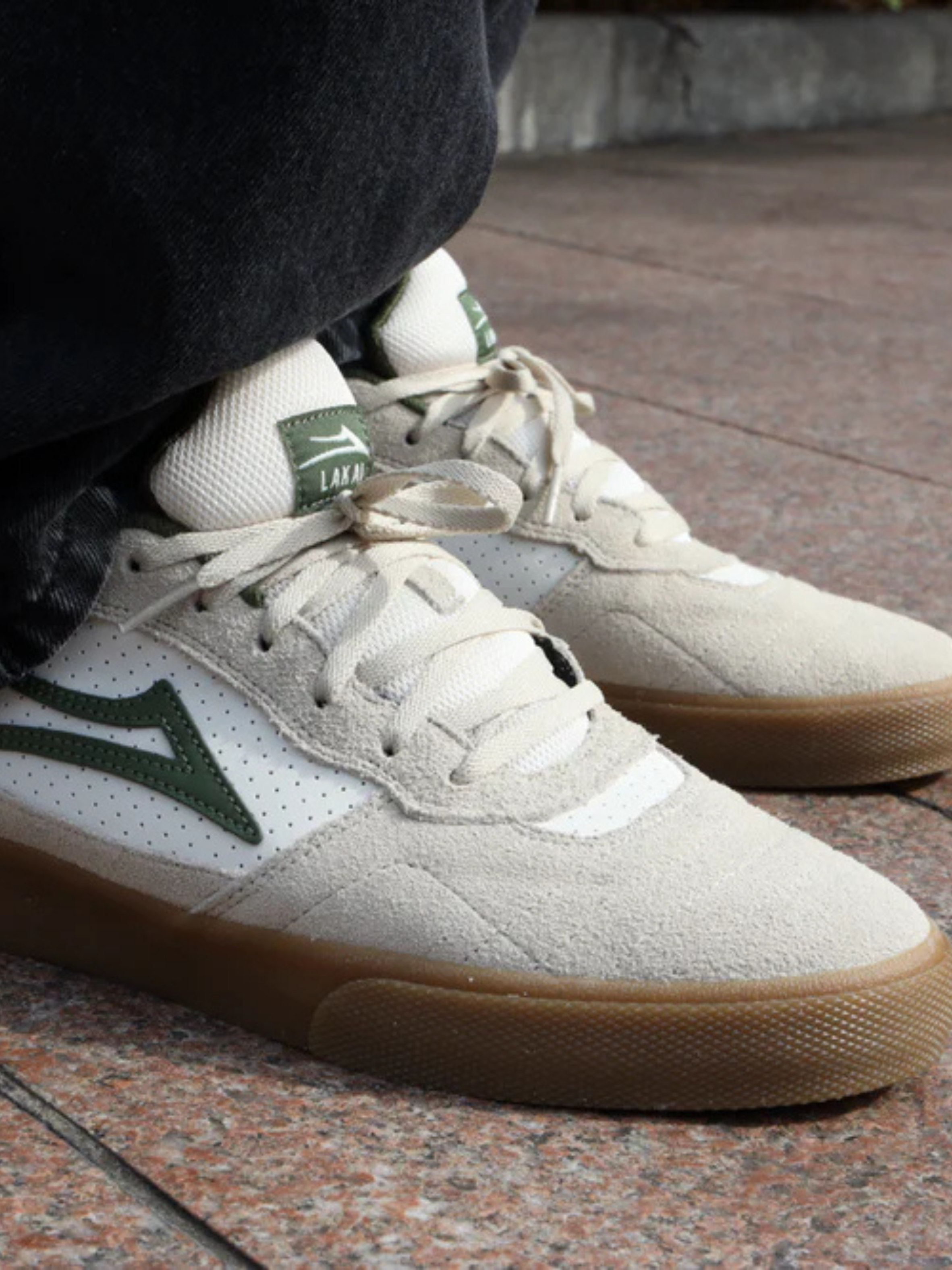 Zapatillas de skate Lakai Cambridge - Cream Suede