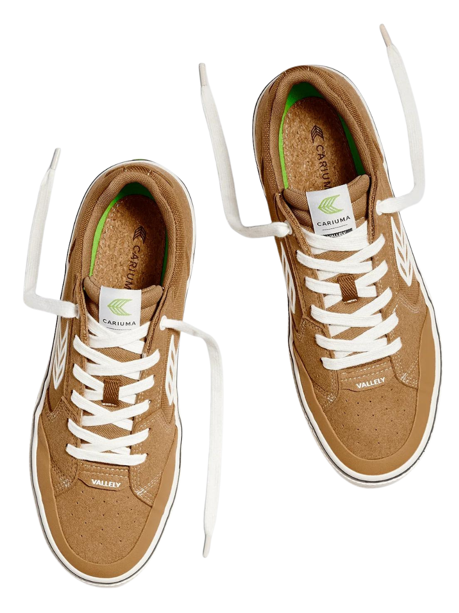 Cariuma Mike Vallery Skate Shoes - Camel Suede and Cordura