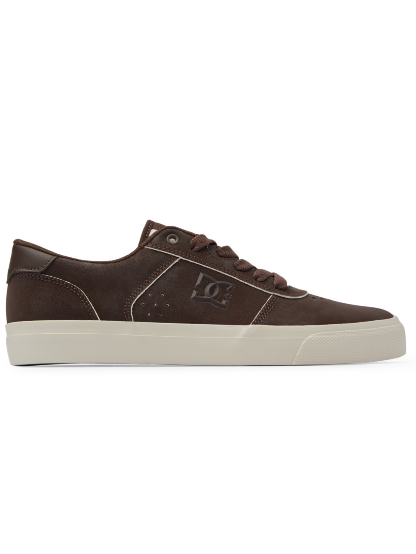 Brown Dc Switch S Dc Shoes Teknic Leather Sneakers Dark Chocolate