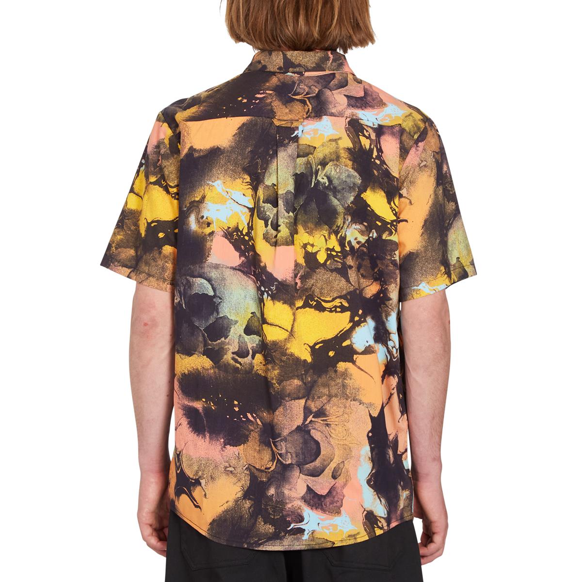 Camisa Volcom Skulli Print - Dawn Yellow