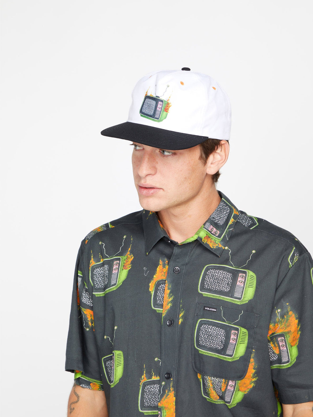 Volcom Justin Hager Woven Black Shirt