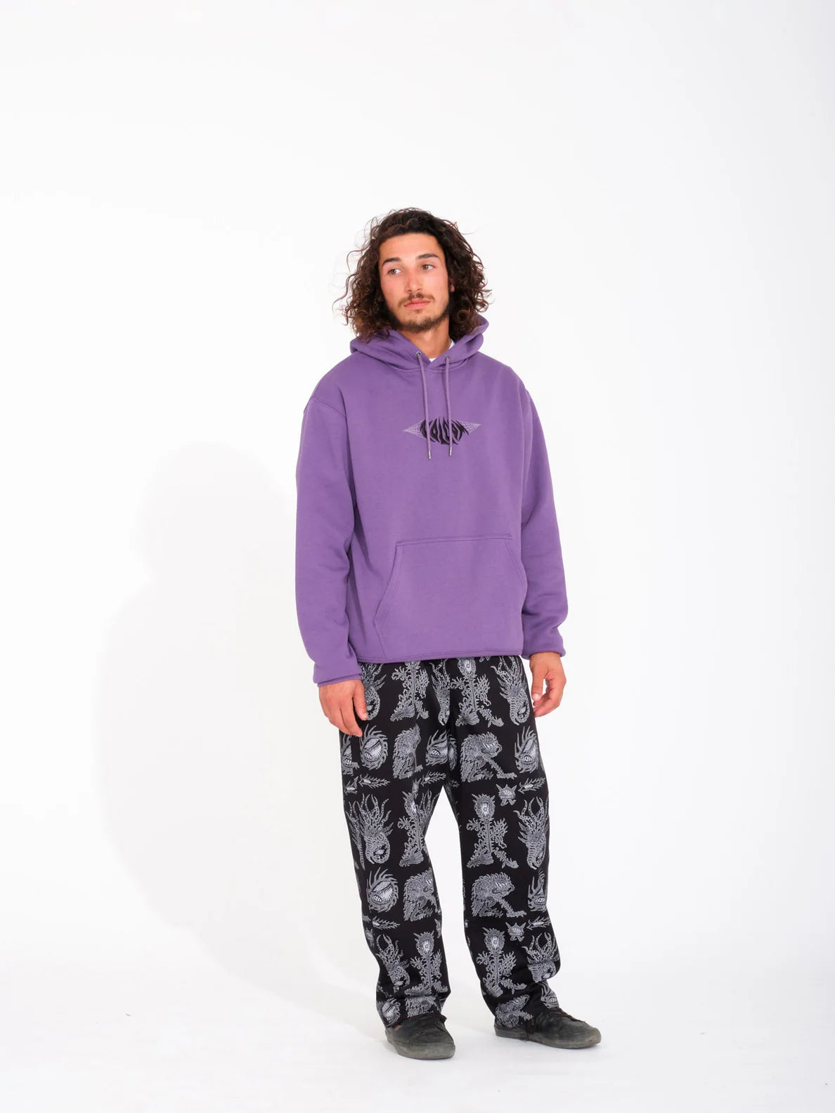 Pantalon taille élastique Volcom Tetsunori Freazy - Noir