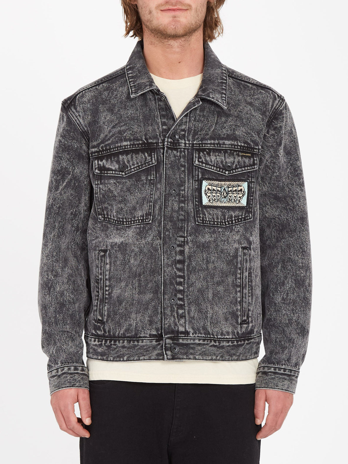 Volcom Mind Invasion Denim Jacket - Black