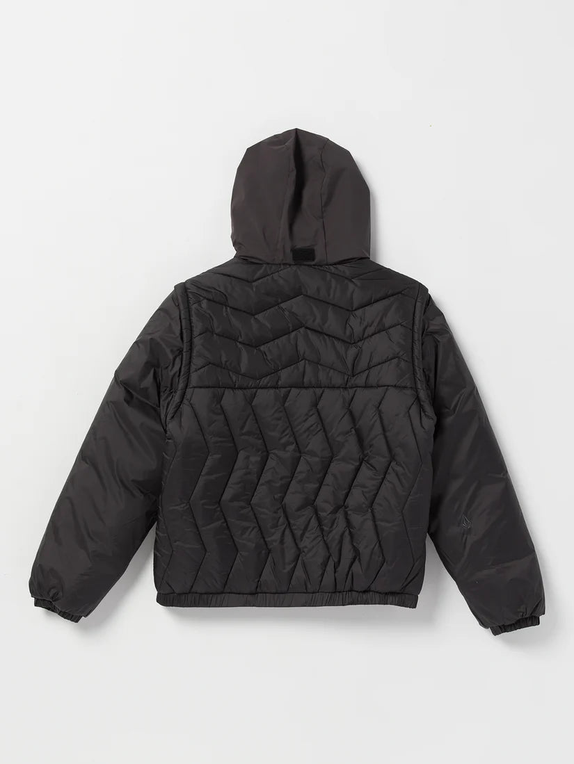 Volcom Skate Vitals Simon Bannerot Convertible Puff Jacke – Schwarz