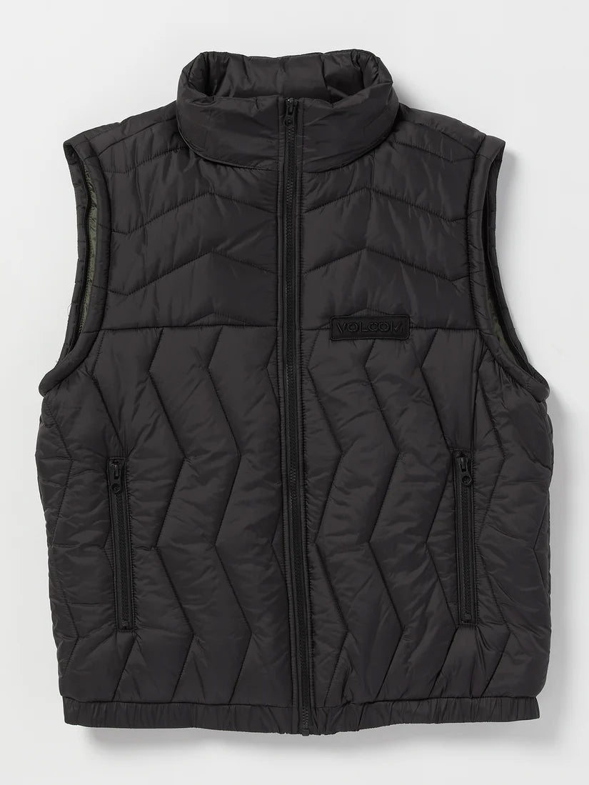 Volcom Skate Vitals Simon Bannerot Convertible Puff Jacke – Schwarz