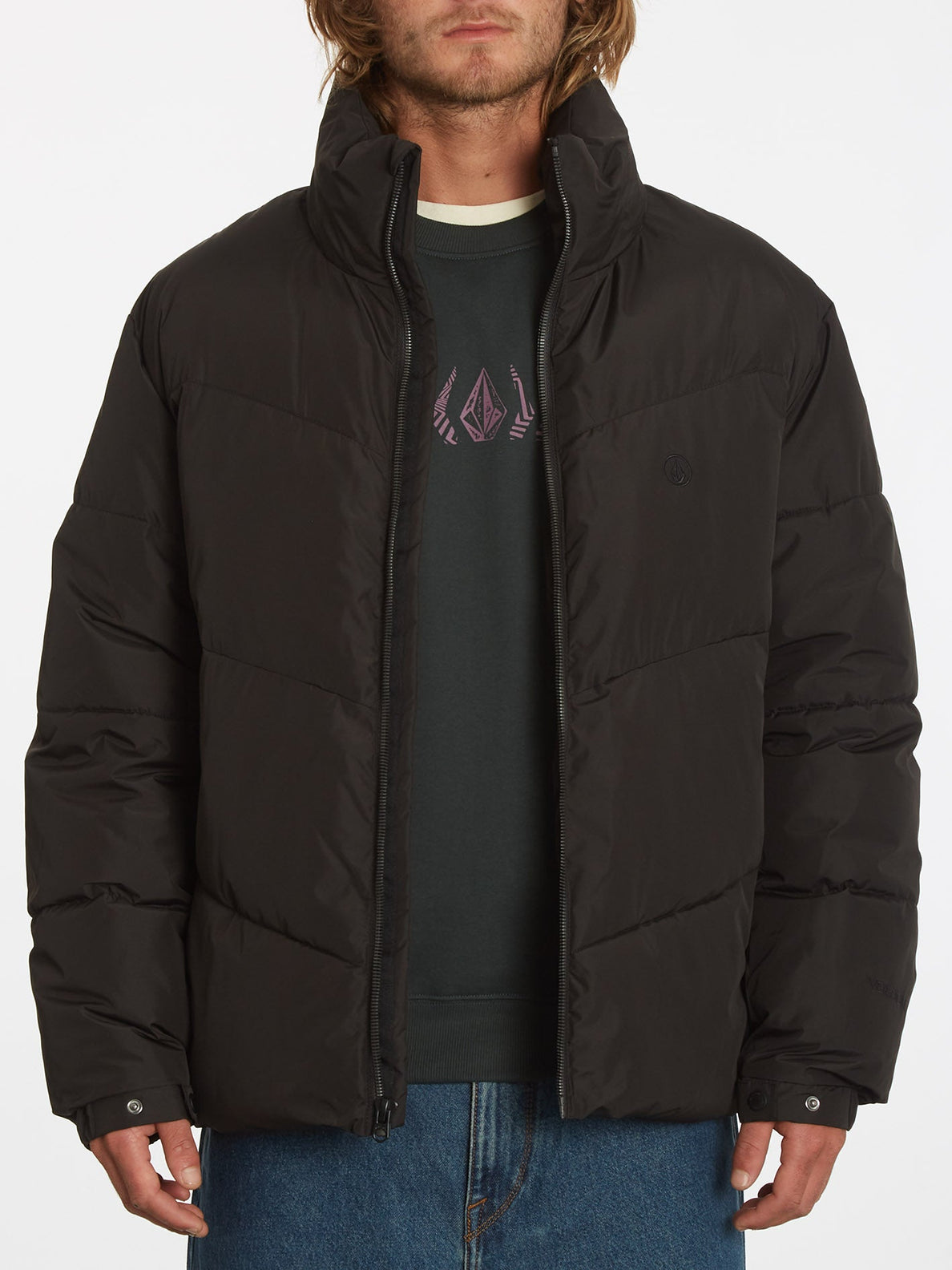 Volcom Goldsmooth Black Combo Jacket