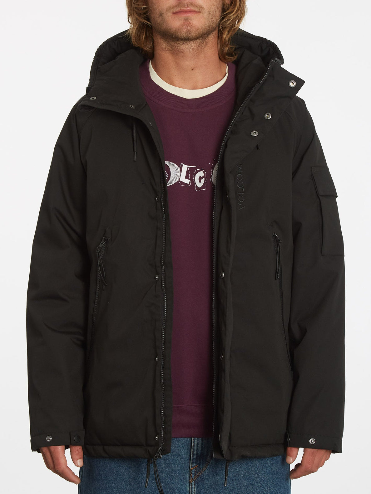 Chaqueta Volcom Stoke Stone Black