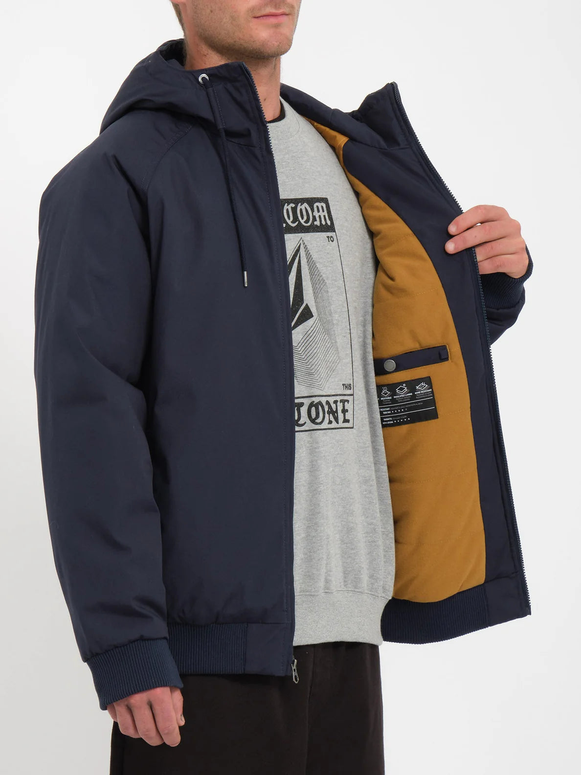 Volcom Hernan 5K Jacket - Navy