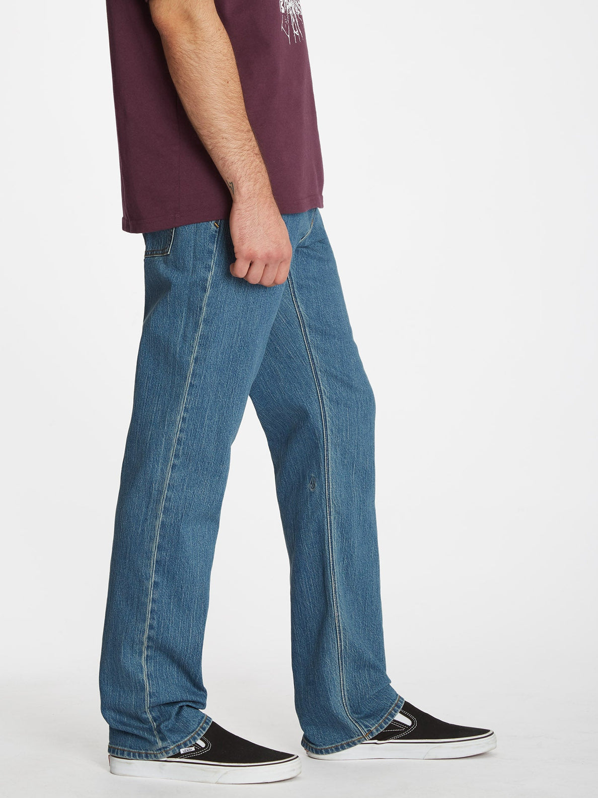Jeans Volcom Solver Denim - Indaco invecchiato