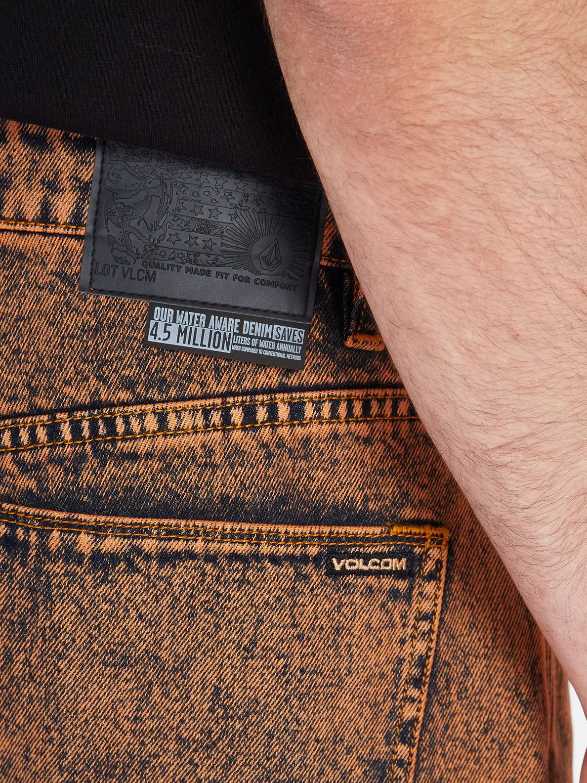 Jeans Volcom Billow - Zafferano