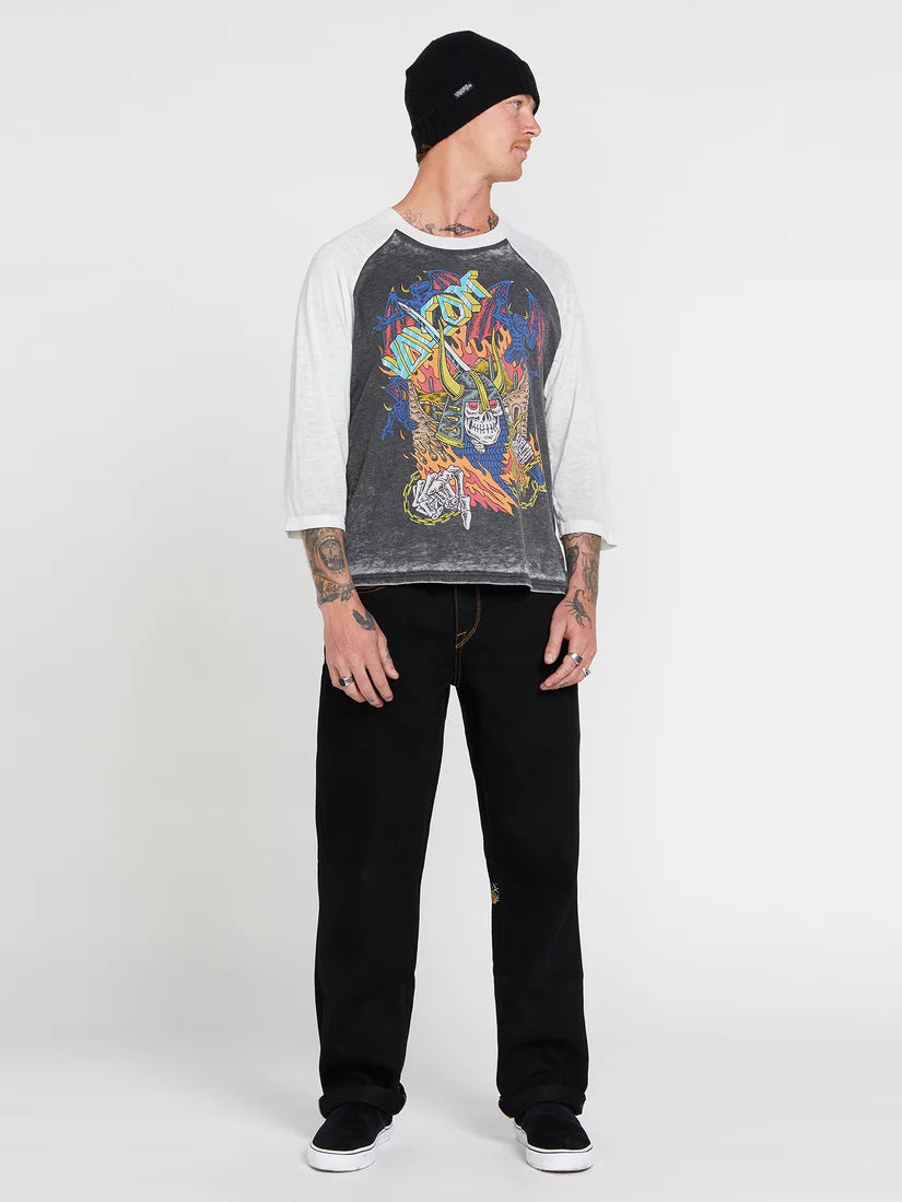 Jeans Volcom Skate VItals Collin Provost Modown - Rinser nero