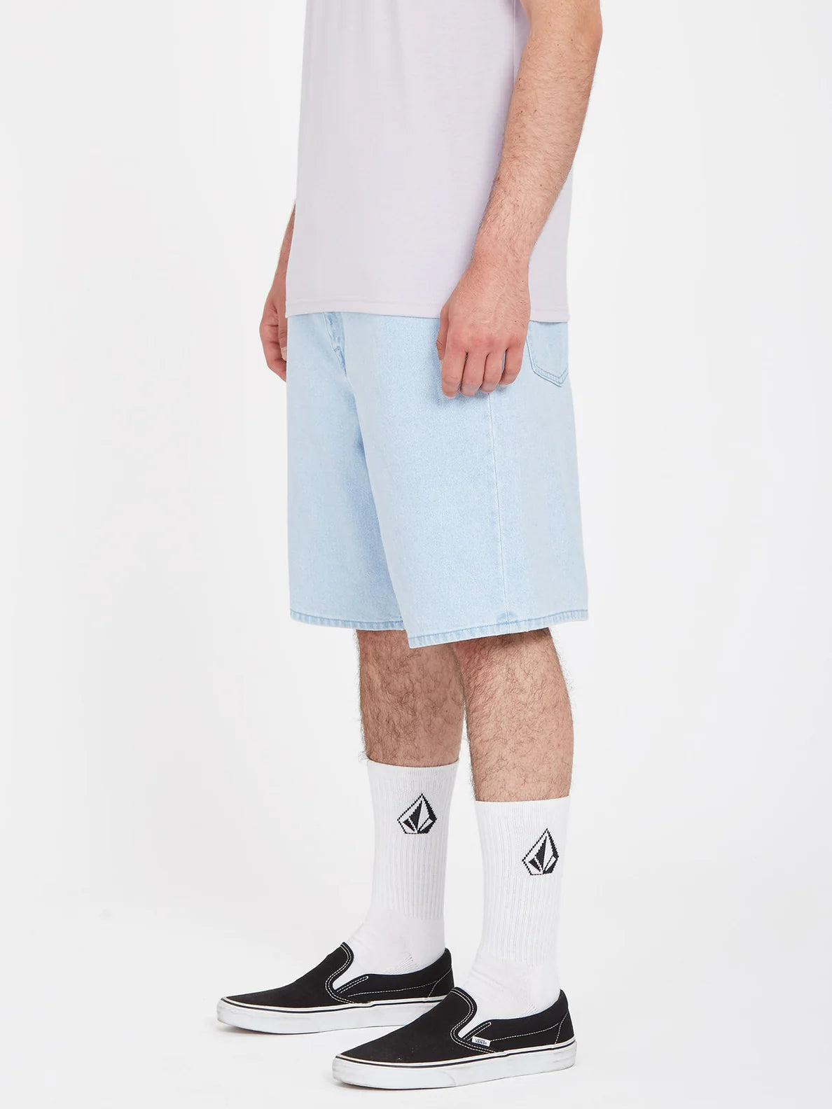 Pantalón Corto Volcom Billow Denim Short - Light Blue