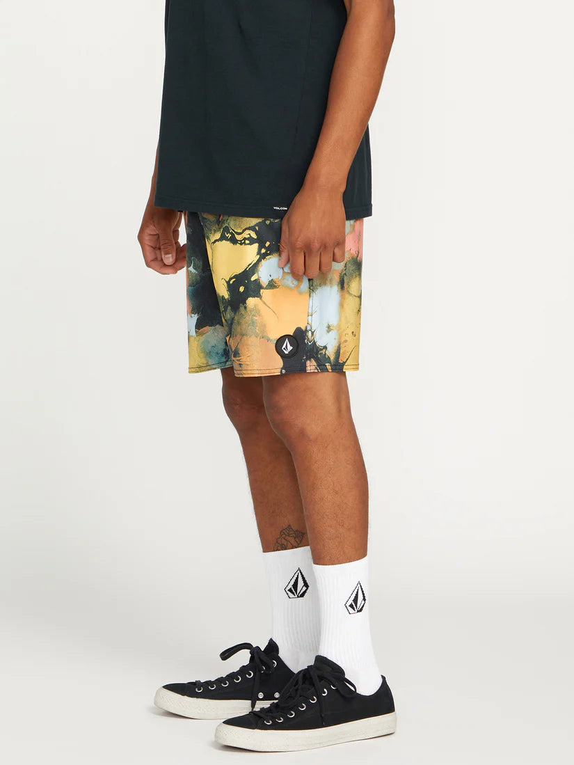 Volcom Chlorine KIller Stoney Trunk 17" Swimsuit - Apricot