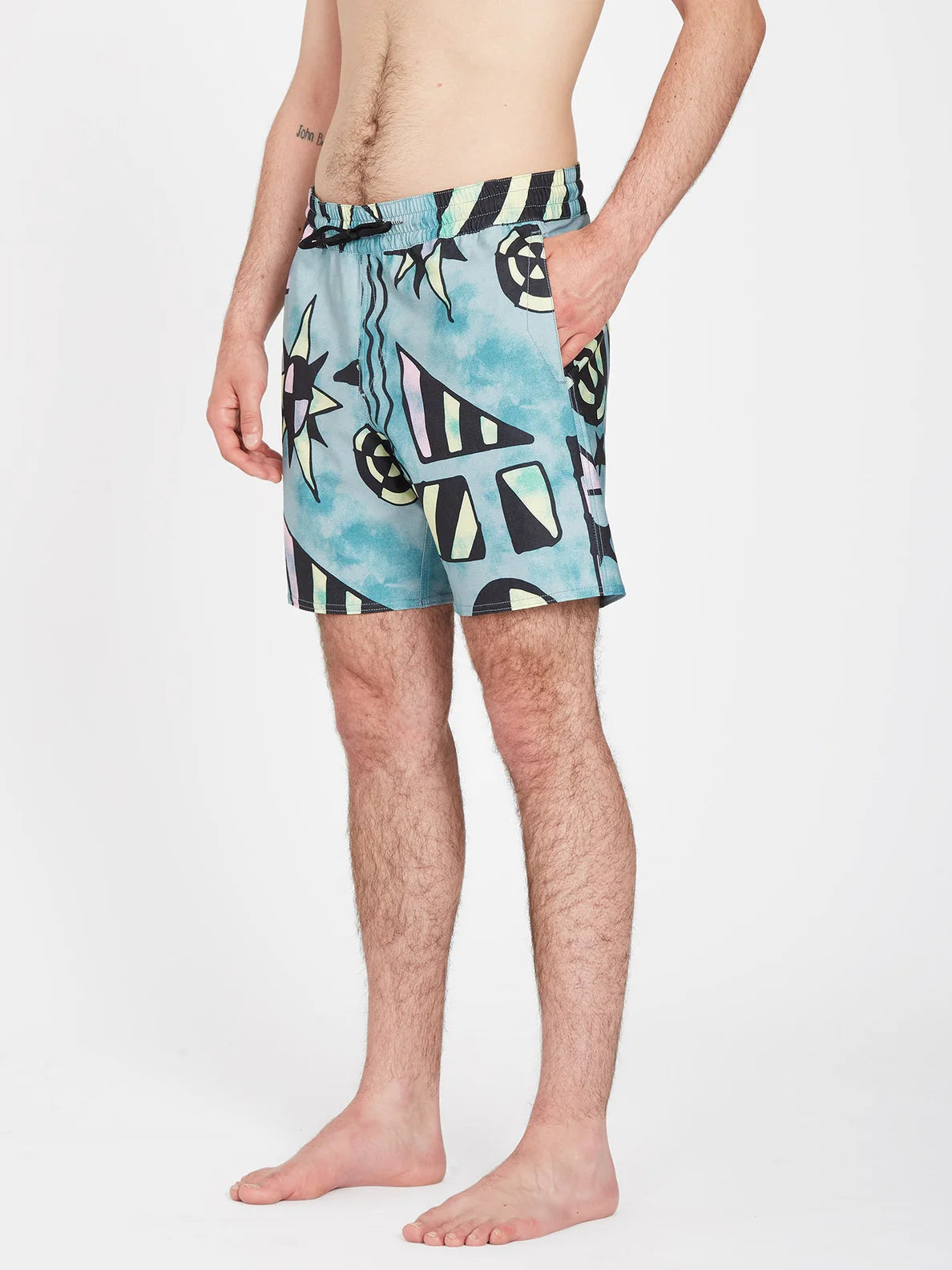 Volcom Chlorine KIller Stoney Trunk 17" Swimsuit - Temple Teal