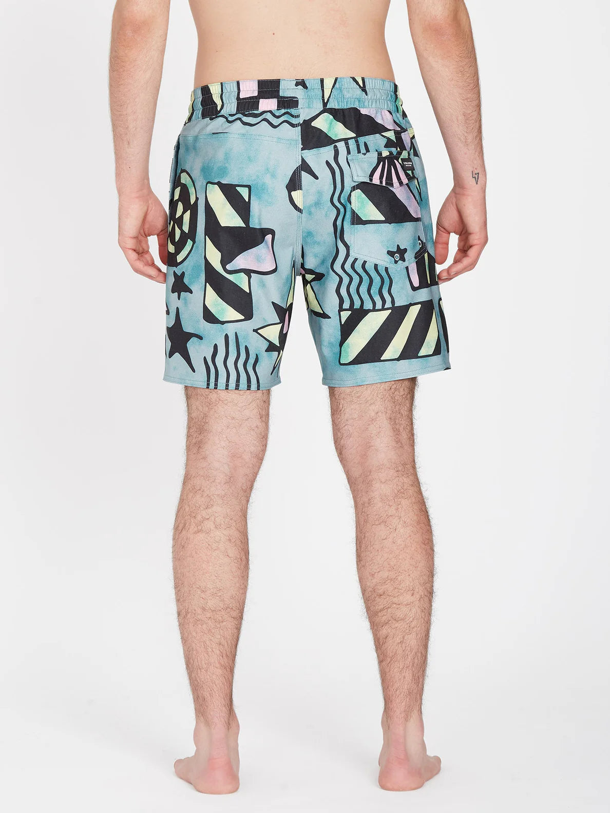 Volcom Chlorine KIller Stoney Trunk 17" Swimsuit - Temple Teal