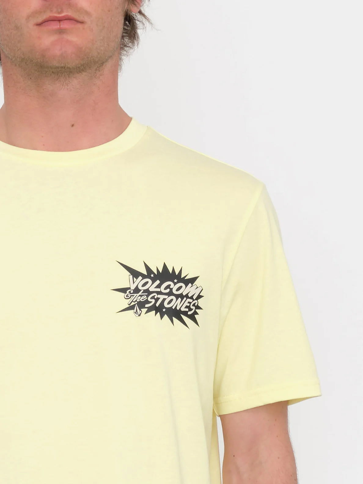 Camiseta Volcom Strange Relics - Aura Yellow