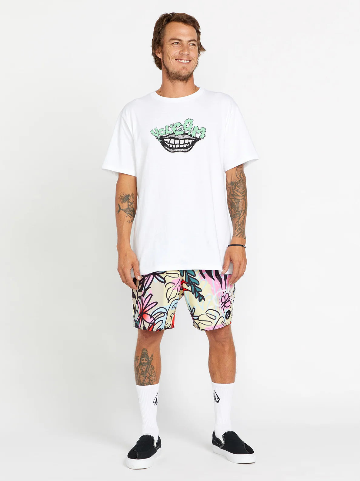 Volcom Evil Grin T-Shirt – Weiß