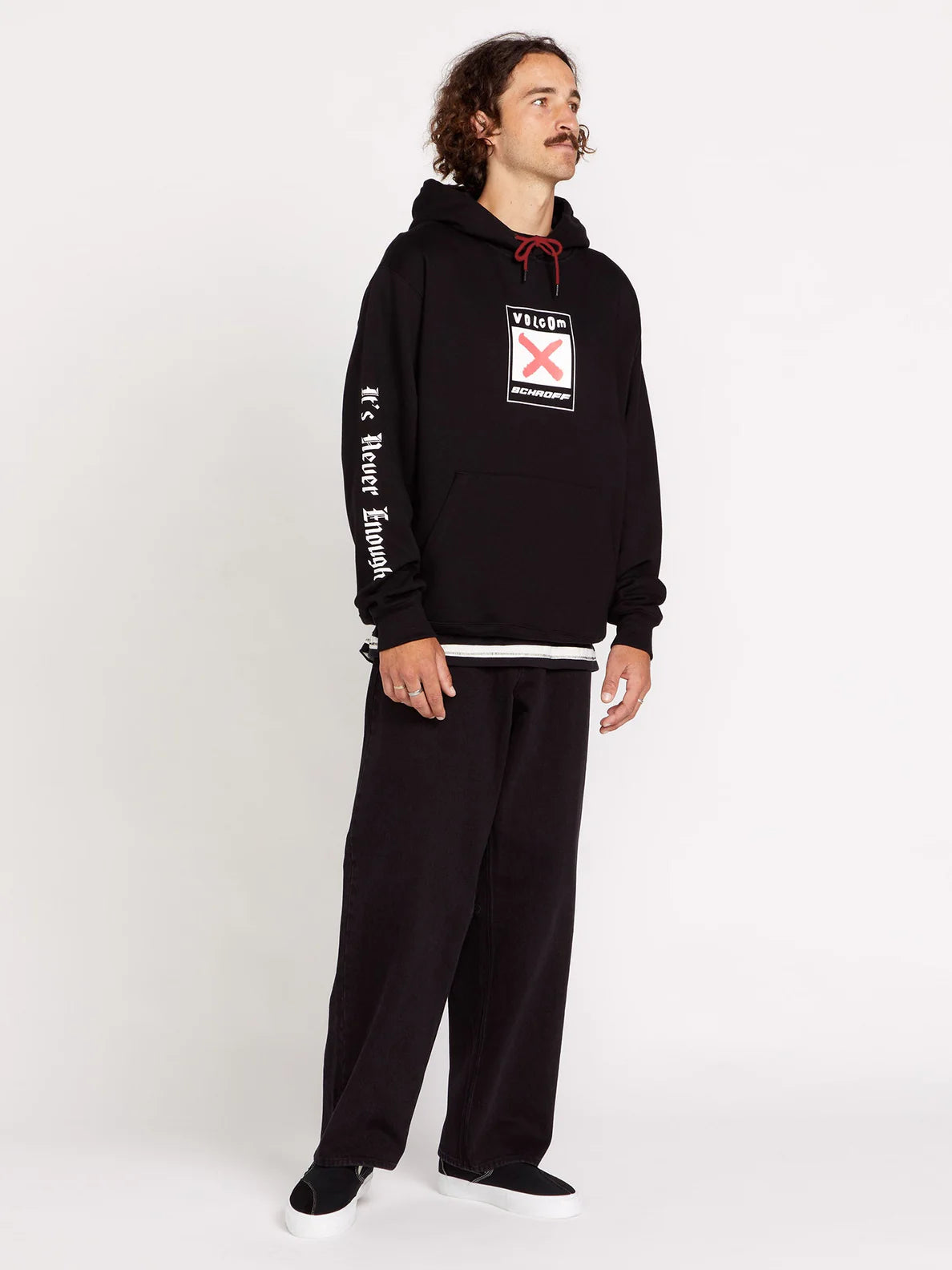 Sweat à capuche Schroff X Volcom - Noir