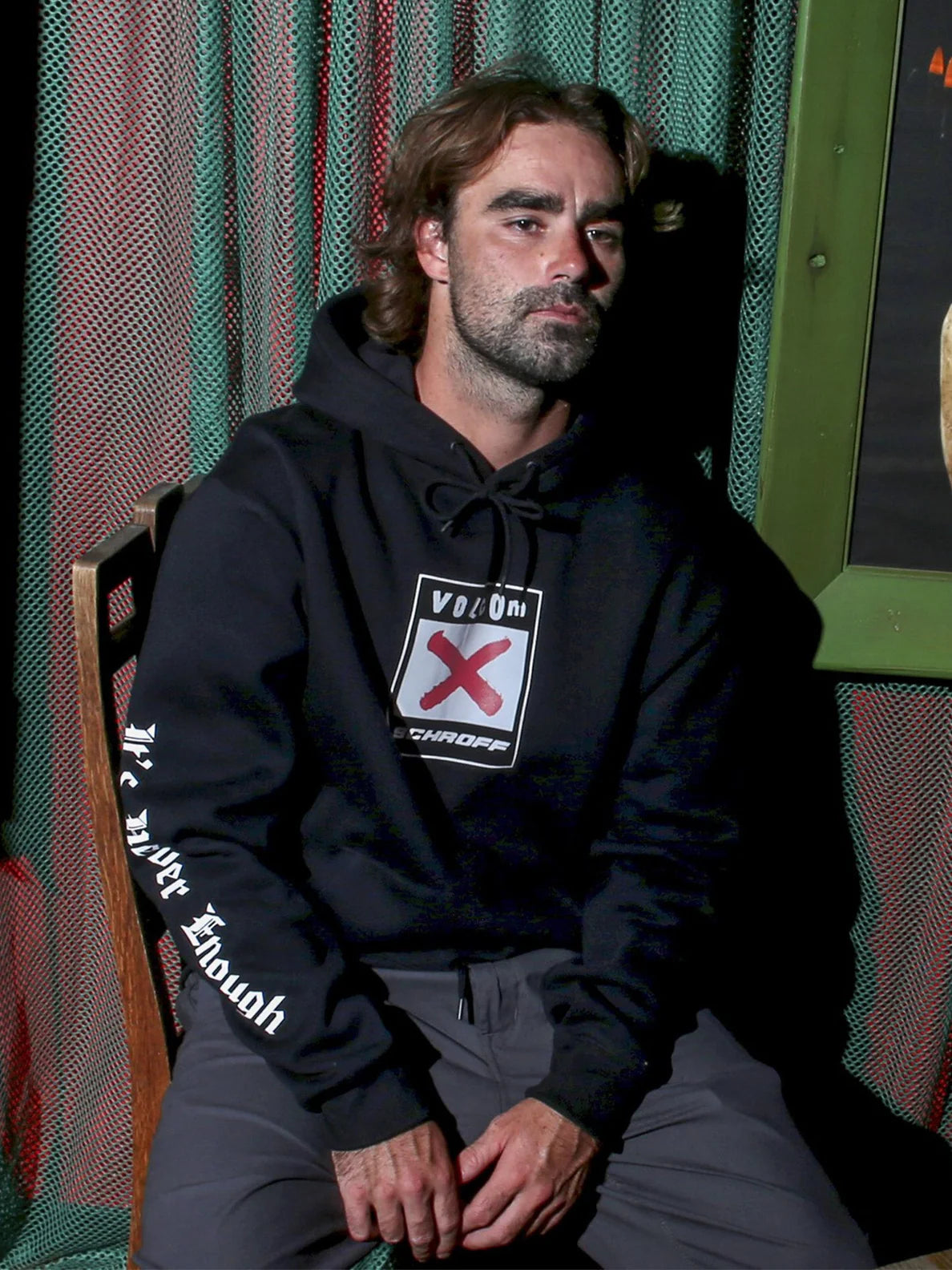 Sweat à capuche Schroff X Volcom - Noir