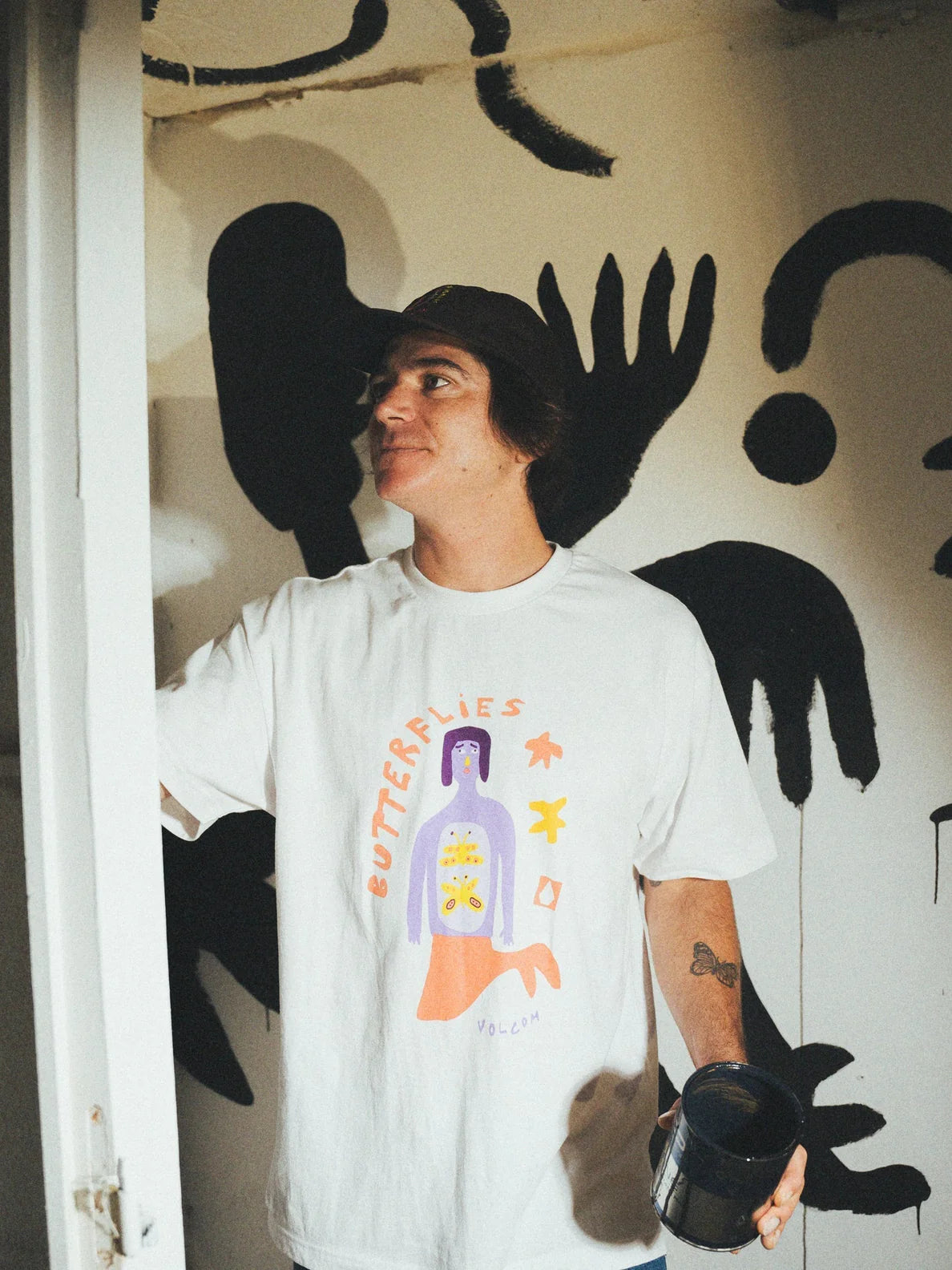 Volcom Camiseta Fa Arthur Longo 2 - Branco