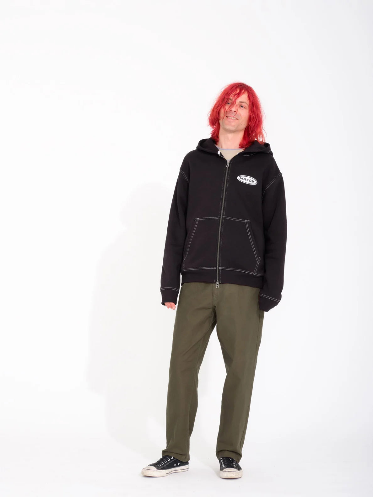 Volcom Sweat Zippé Workard - Noir