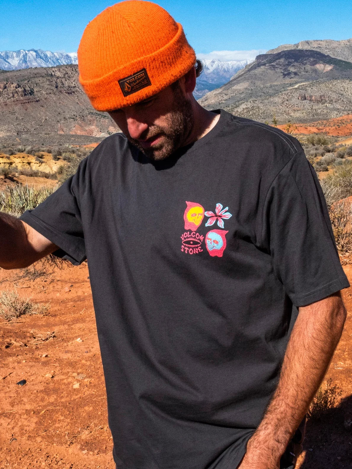 Camiseta Volcom Flower Budz - Stealth