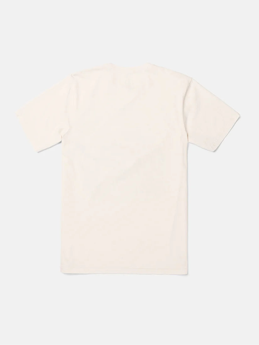 T-shirt Volcom Wall Puncher - Bianco sporco