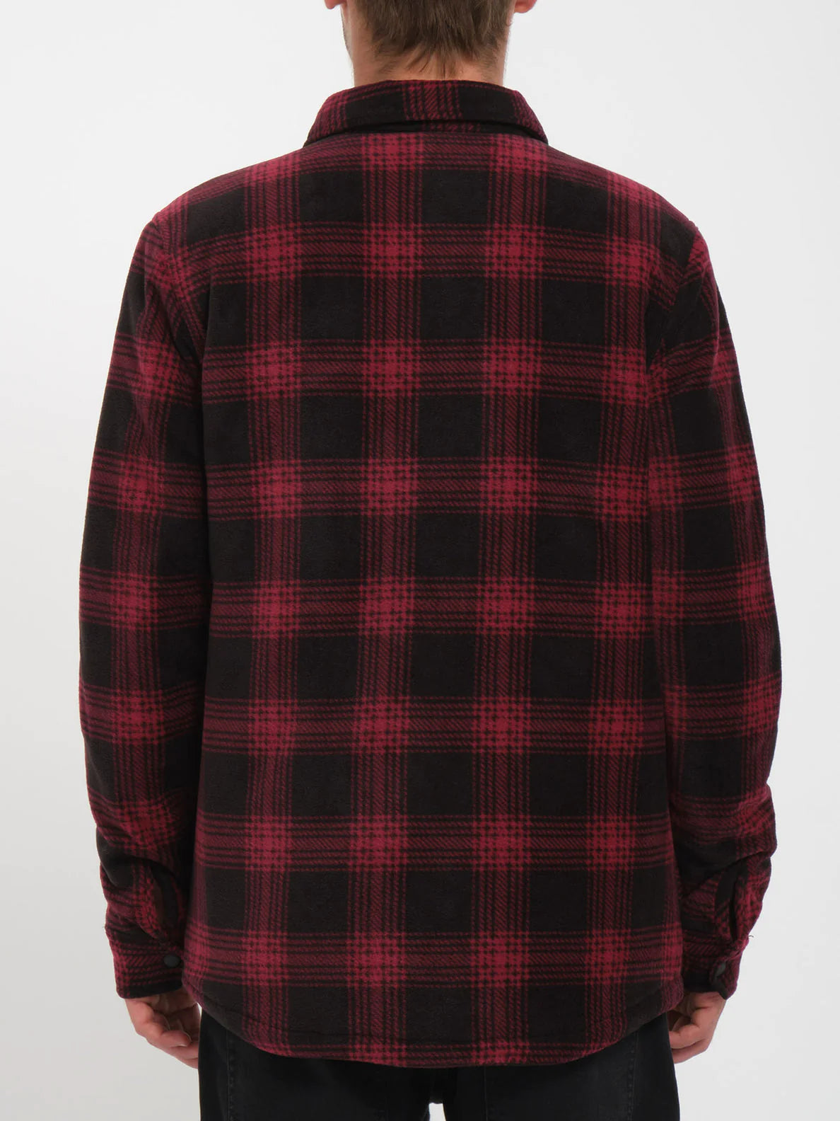 Camisa forrada Volcom Brickstone Lined Flannel - Wine | Camisas de hombre | Camisas manga corta | Volcom Shop | surfdevils.com