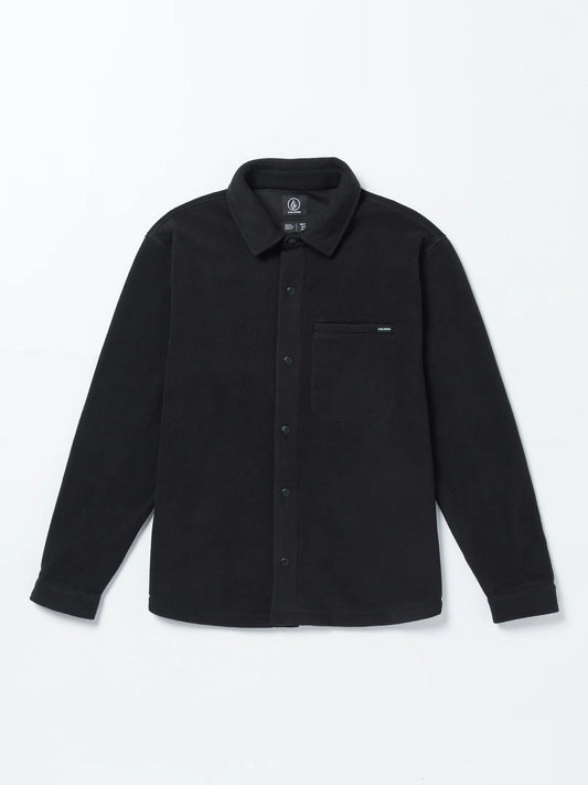 Camisa de Forro Polar Volcom Bowered Light - Black