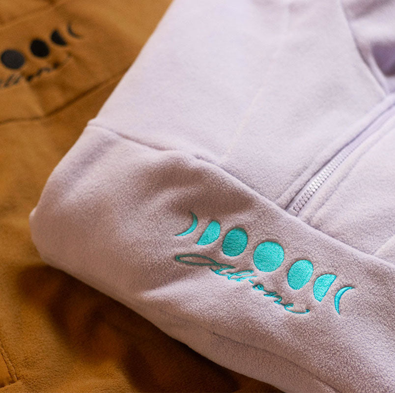All One Moonphases Half Zip Fleece – Orchidee