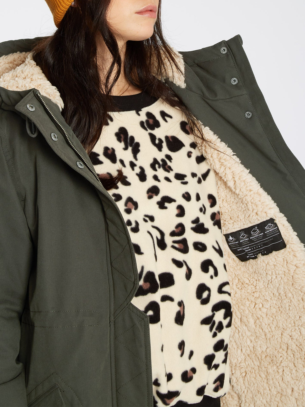 Volcom Lees is more 5k Parka Jacket - Rinsed Black