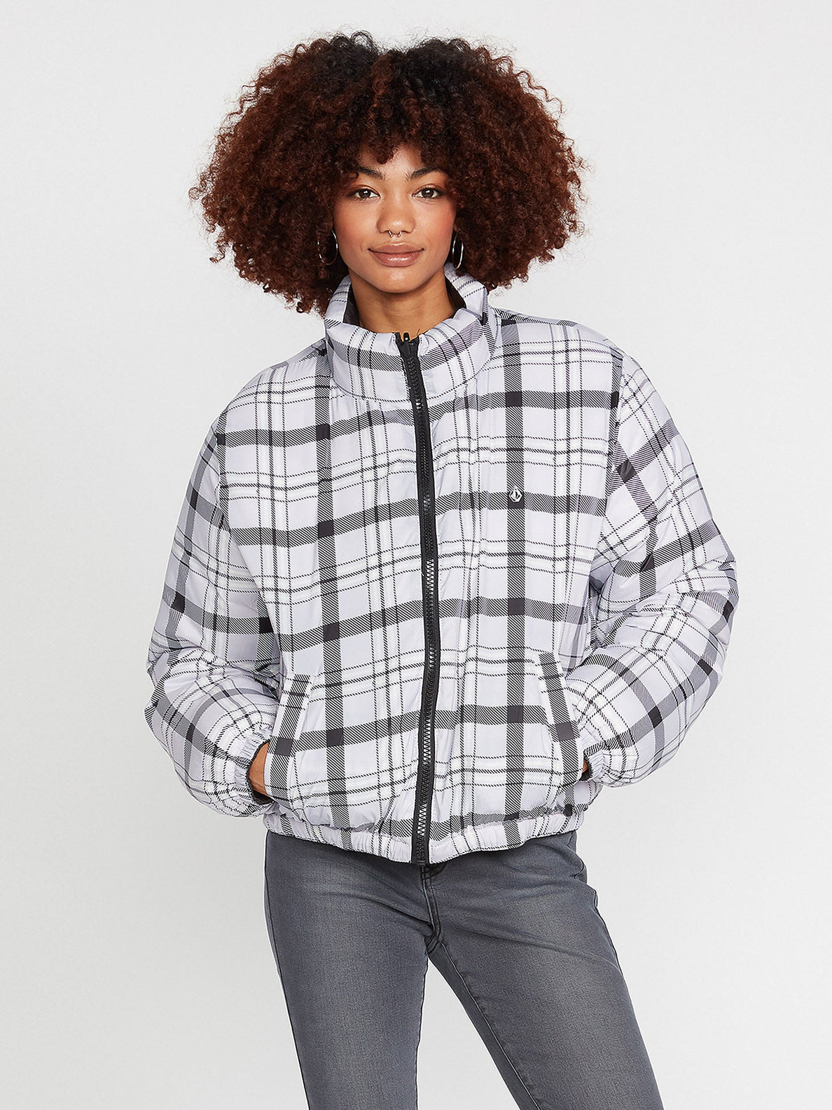Volcom Down Puff Jacket (Reversible) - Black