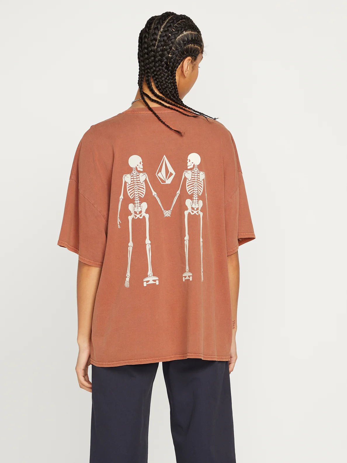 T-shirt da ragazza Volcom My Guys - Argilla scura