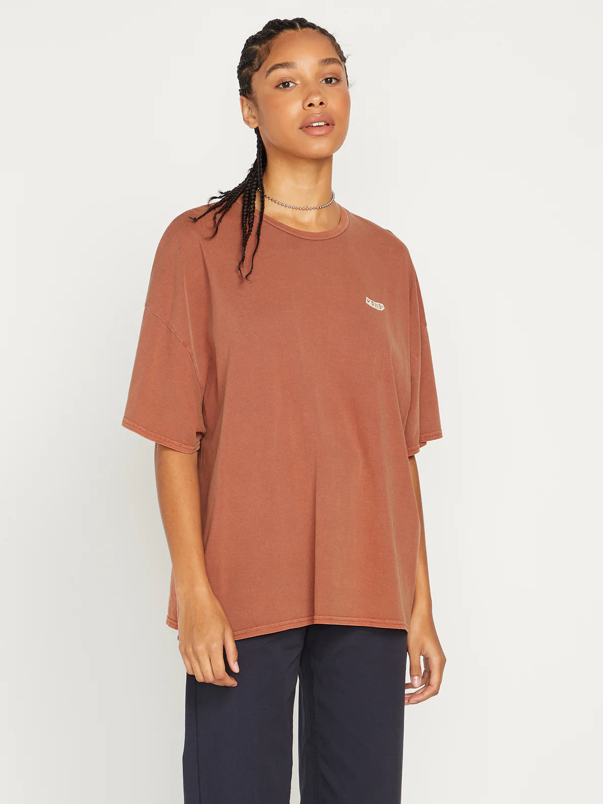T-shirt da ragazza Volcom My Guys - Argilla scura