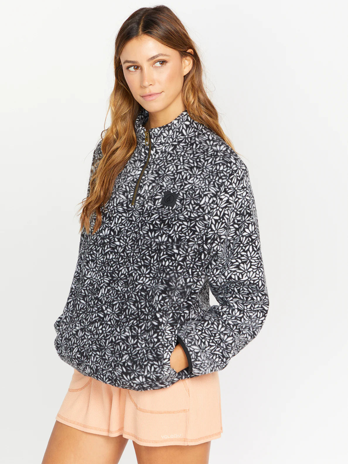 Forro Polar Mujer Volcom Pheelin It - Cloud