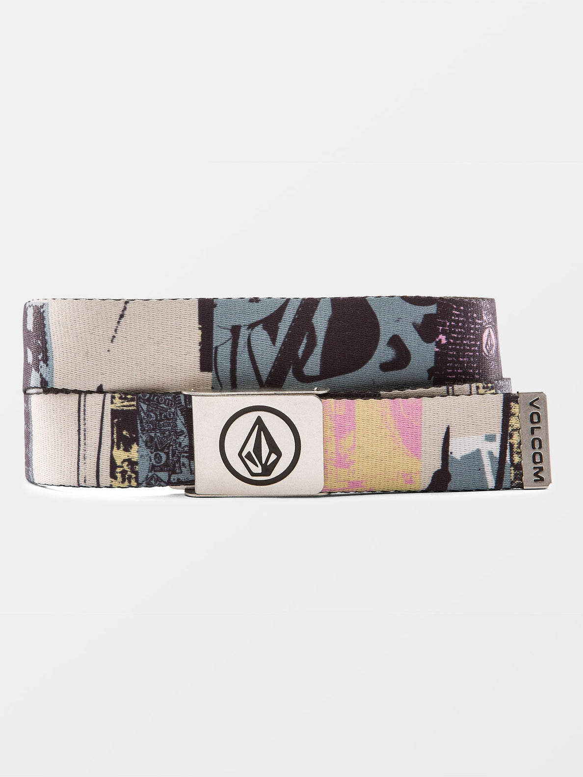 Cinturon Volcom Circle web - Whitecap Grey