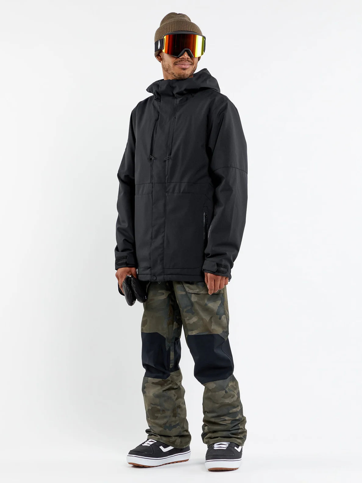 Giacca da snowboard isolata Volcom V.Co Op - Nera