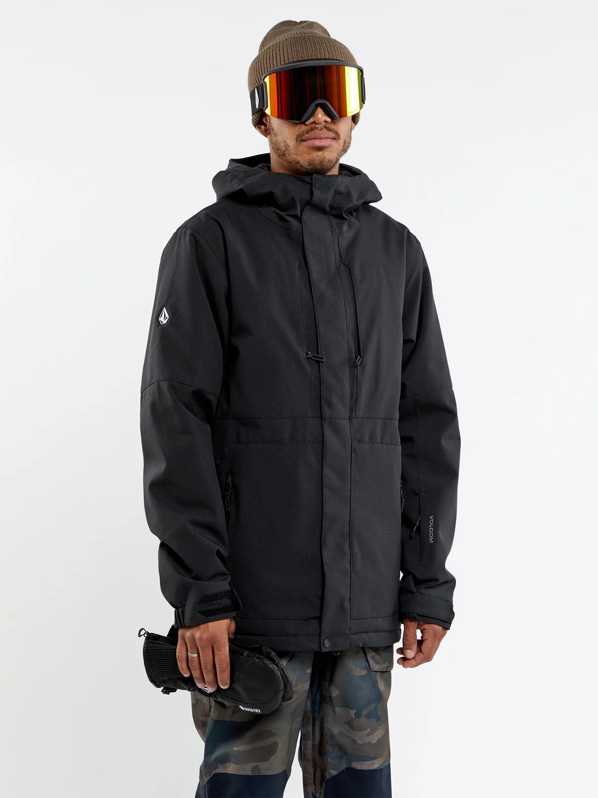 Giacca da snowboard isolata Volcom V.Co Op - Nera
