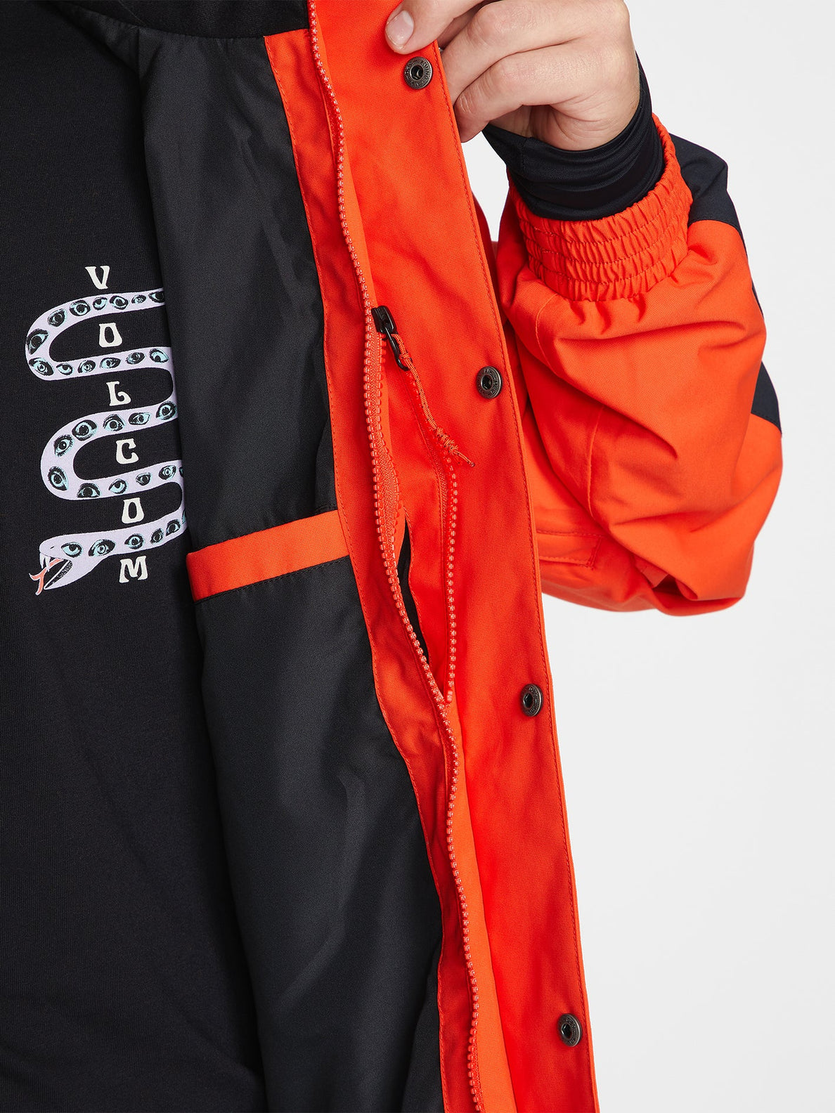 Chaqueta de snowboard Volcom Longo Gore-Tex Jacket - Orange Shock | Chaquetas de snowboard Hombre | Snowboard Gore-Tex | Snowboard Shop | Volcom Shop | WINTER 24 | surfdevils.com