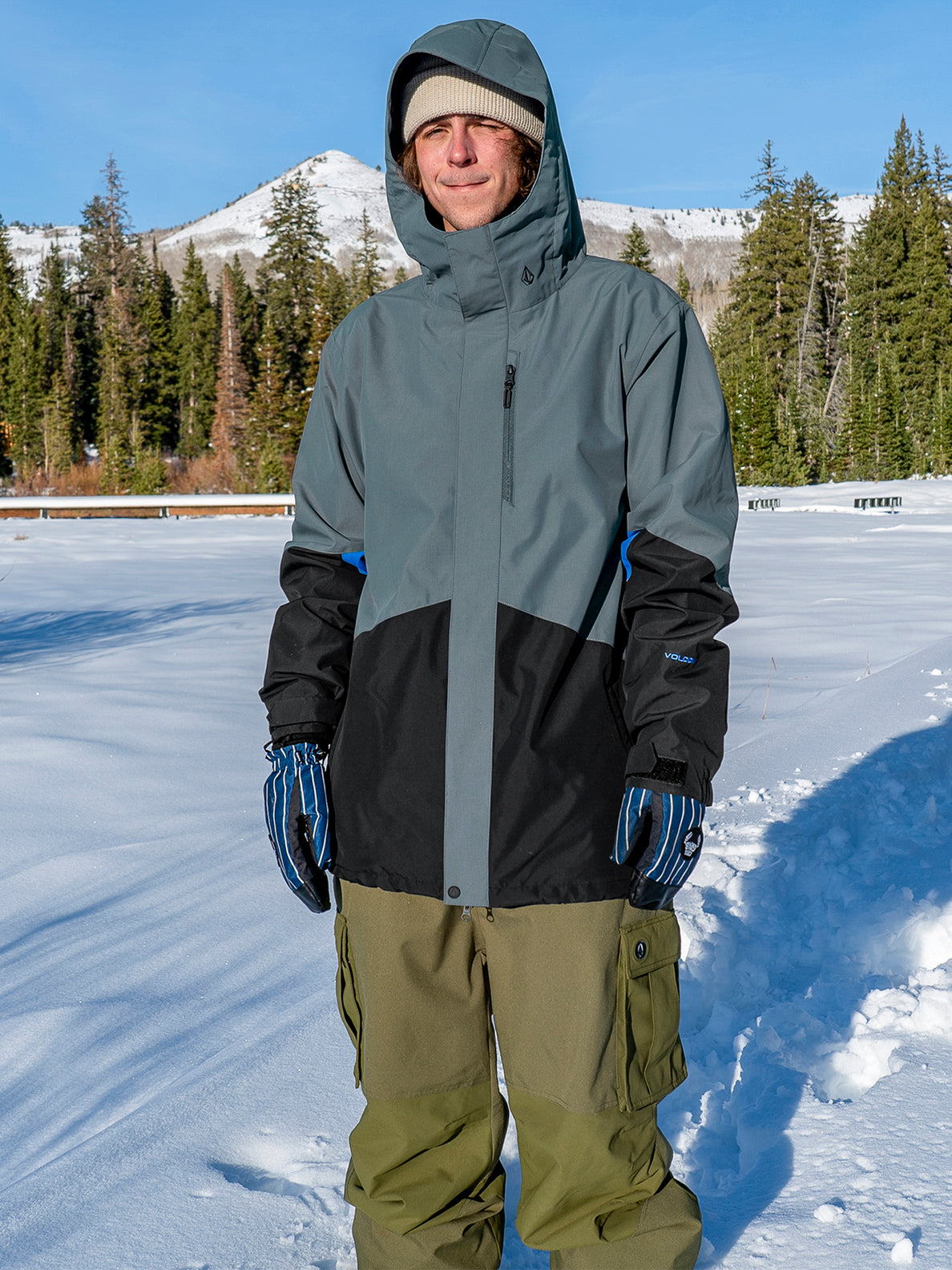 Volcom VColp Snowboard Jacket - Dark Gray