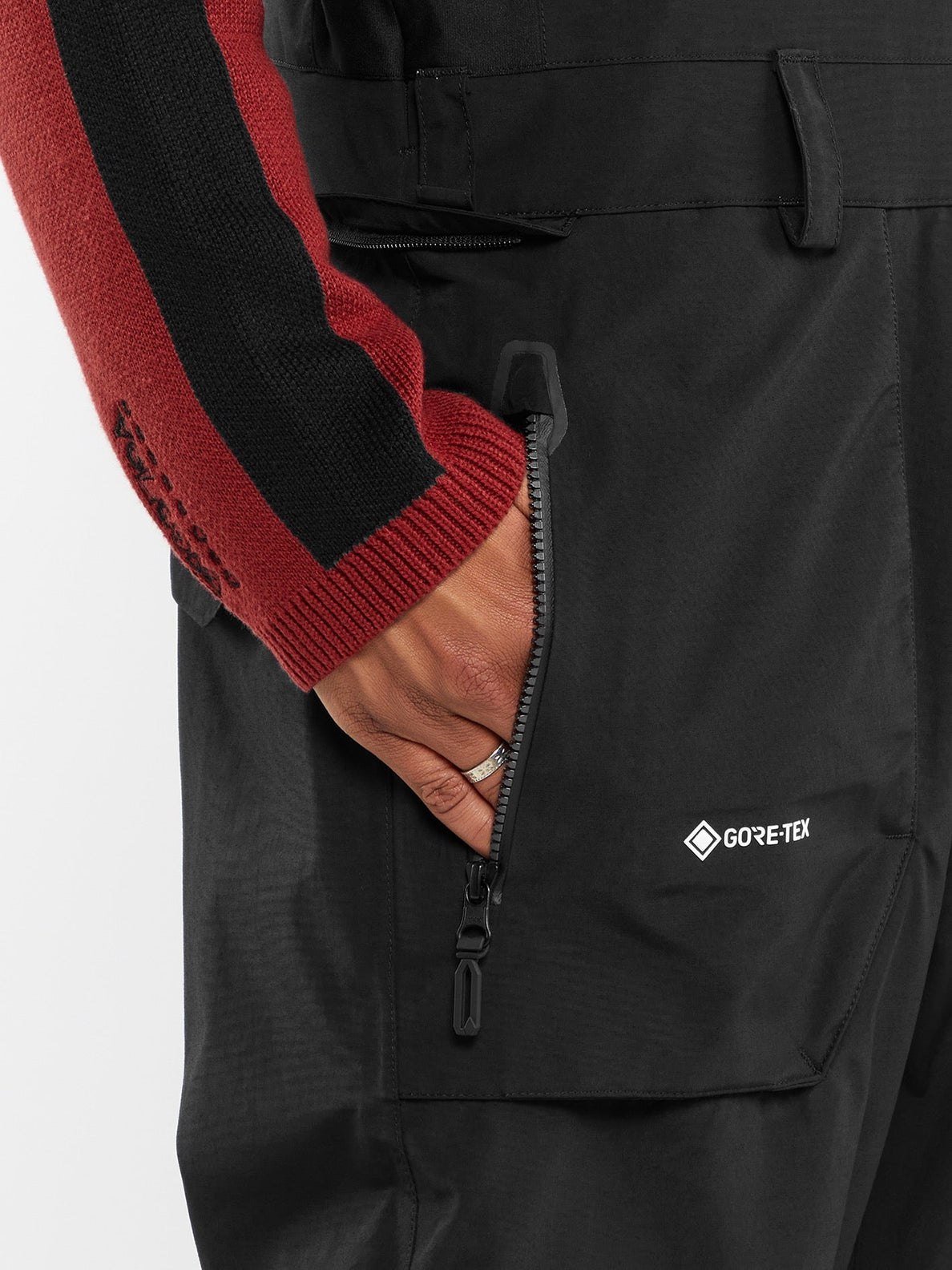 Pantalón de snowboard Volcom Rain Gore-Tex Bib Overall Pant - Black